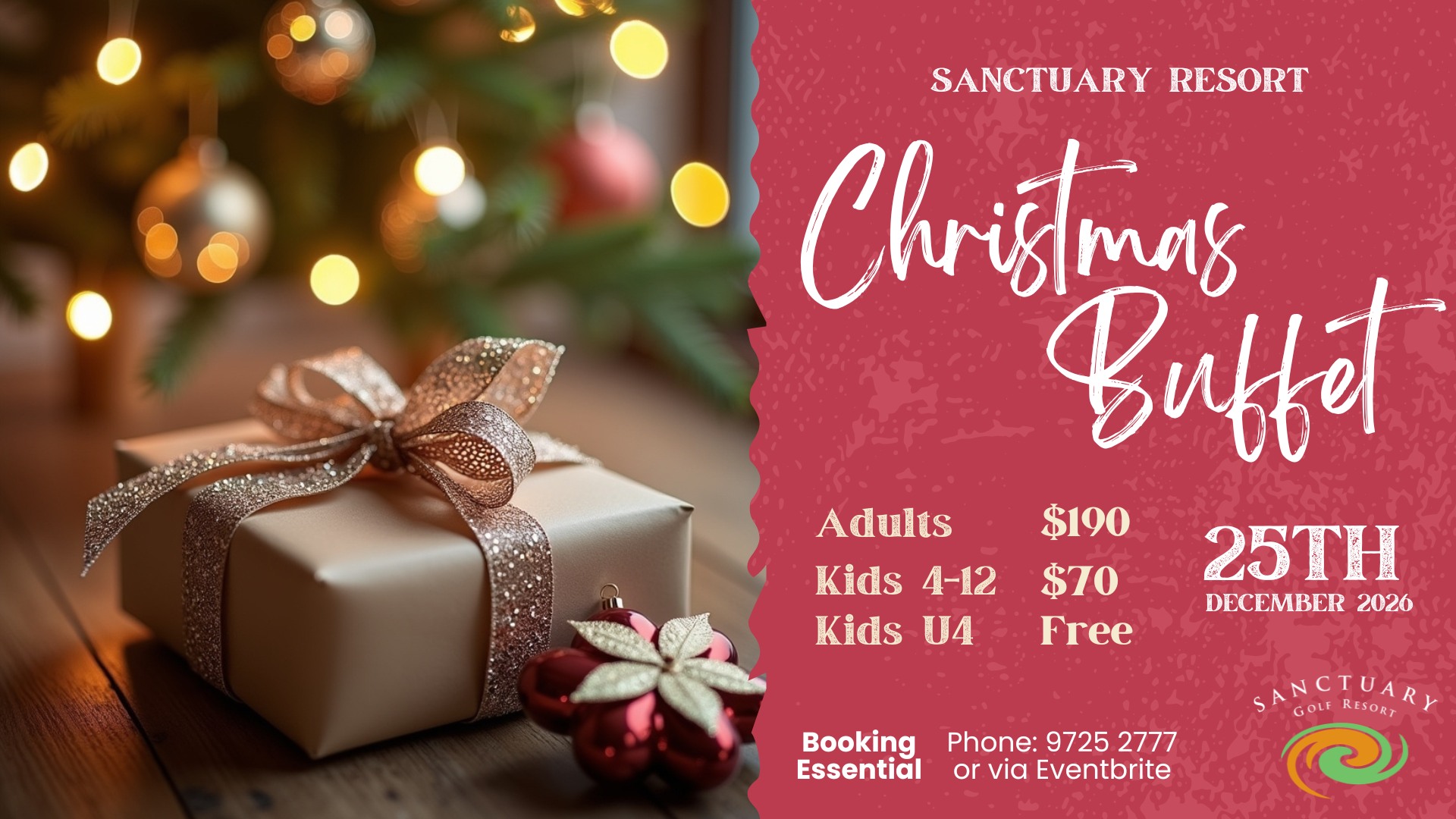 Christmas Day Buffet Lunch