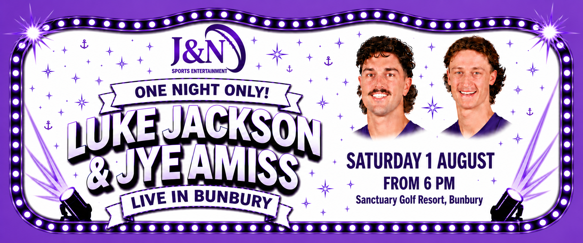 Fremantle Dockers Luke Jackson & Jye Amiss Live Show