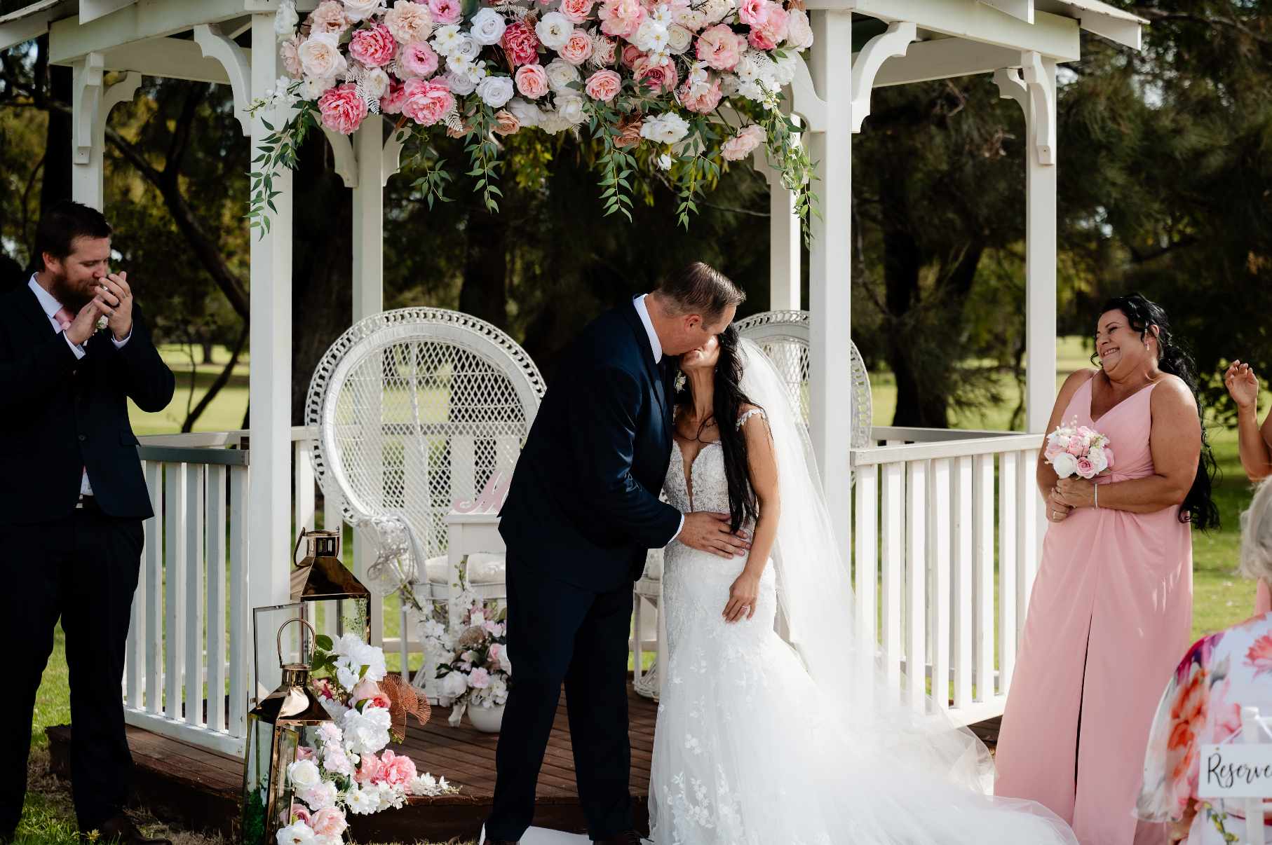 Wedding ceremony at Sanctuary Golf Resort