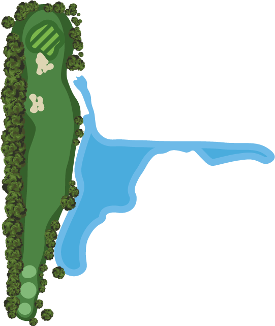 Golf course hole 6