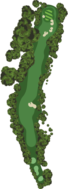 Golf course hole 8