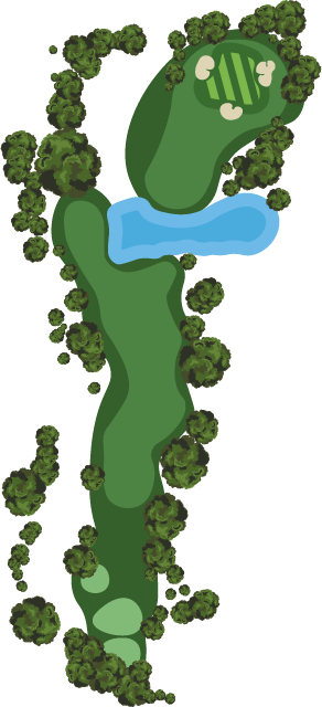 Golf course hole 11