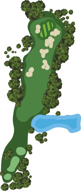 Golf course hole 12