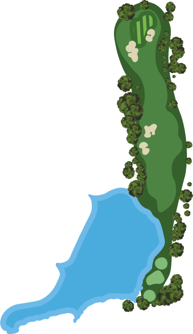 Golf course hole 15