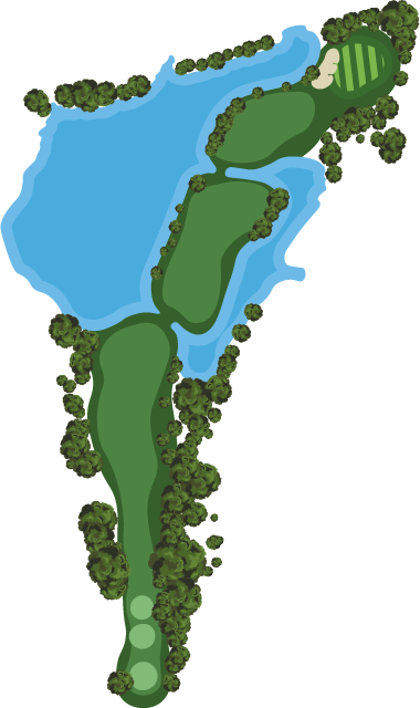 Golf course hole 16