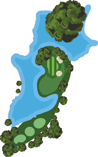 Golf course hole 17