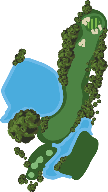 Golf course hole 18